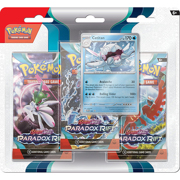 Pokemon: Scarlet & Violet 04 - Paradox Rift 3 Booster Pack Blister