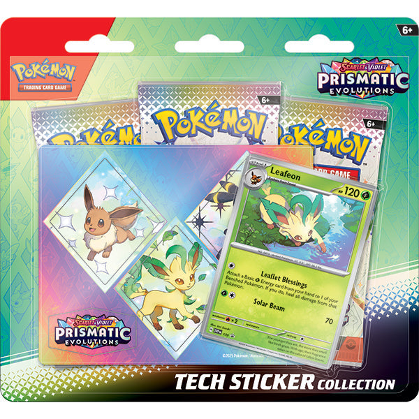 Pokemon: Scarlet & Violet 8.5 - Prismatic Evolutions Tech Sticker Collection