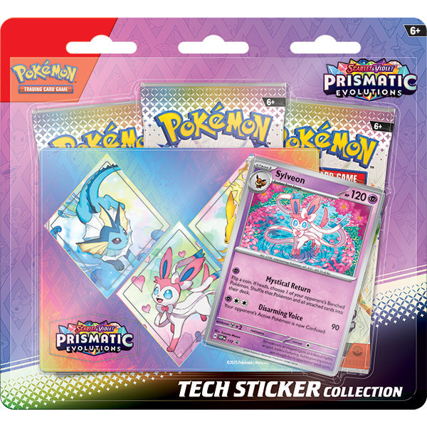 Pokemon: Scarlet & Violet 8.5 - Prismatic Evolutions Tech Sticker Collection