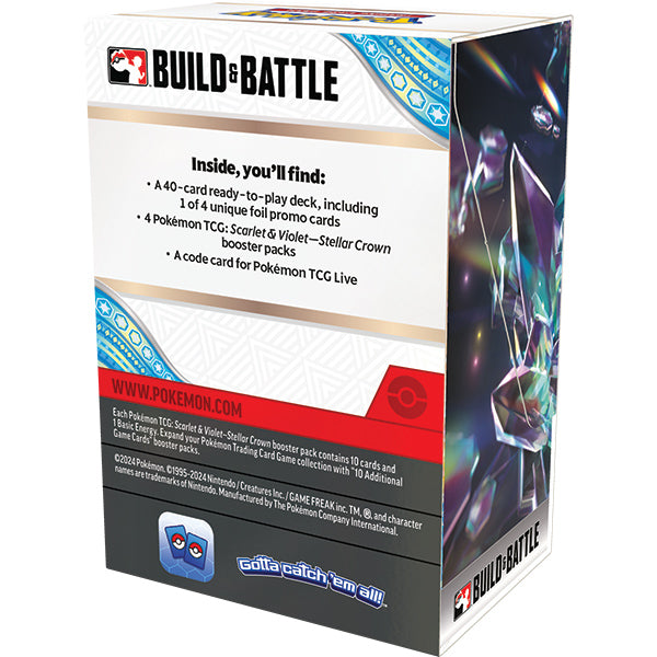 Pokemon: Scarlet & Violet 07 - Stellar Crown Build & Battle Box
